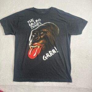 The Rolling Stones 50 Years Anniversary  GRRR! Grey SS‎ Shirt Graphic Men's XL